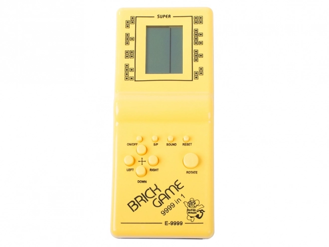Elektronikus zsebkonszolás retro Tetris játék
