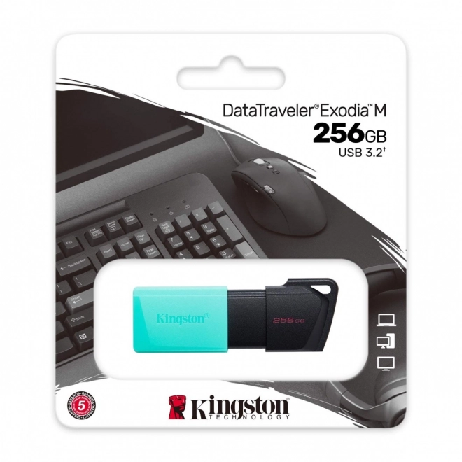 Pendrive kingston datatraveler exodia m 256gb usb3.2 gen1