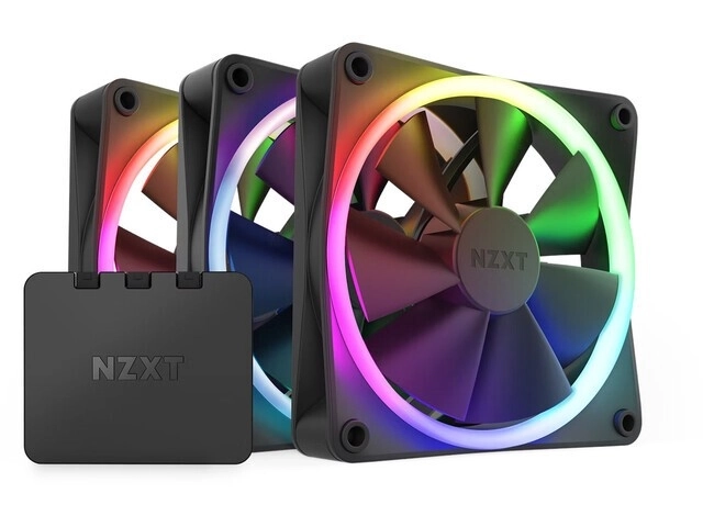 NZXT F120 RGB ventilátor szett 3 darabbal és vezérlővel