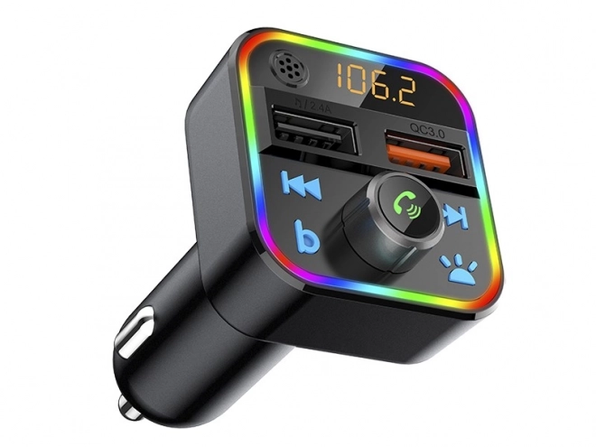 Fm bluetooth 5.1+qc3.0 blow rbg autós adóvevő