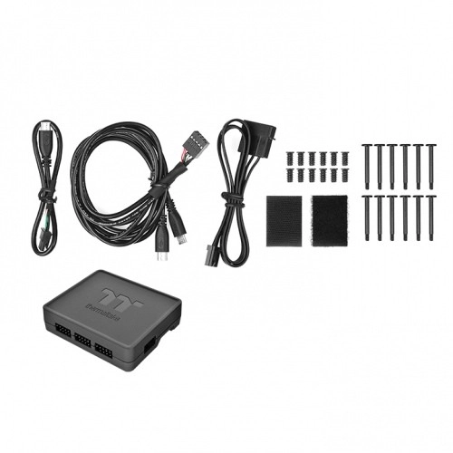 Riing Quad 12 RGB radiátor ventilátor TT Premium Edition 3 csomag