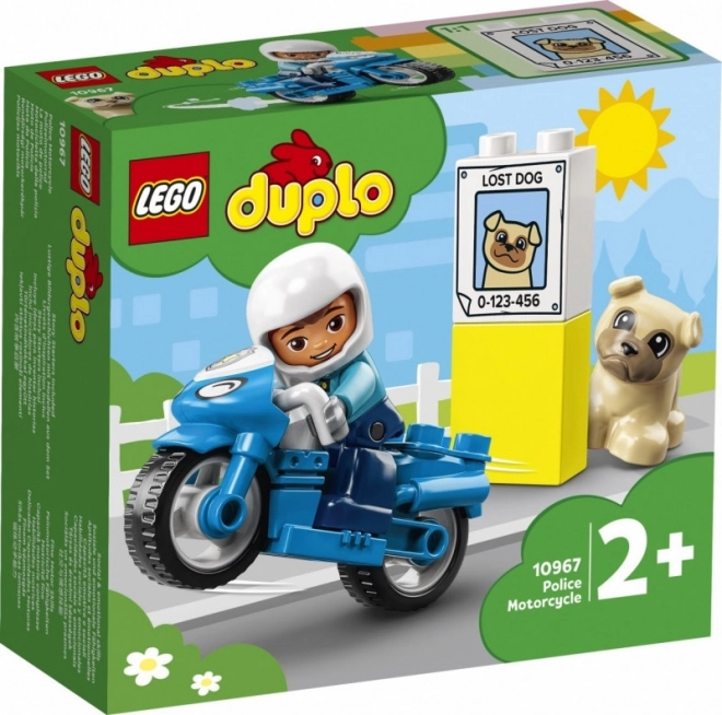 Lego Duplo városi rendőrmotor