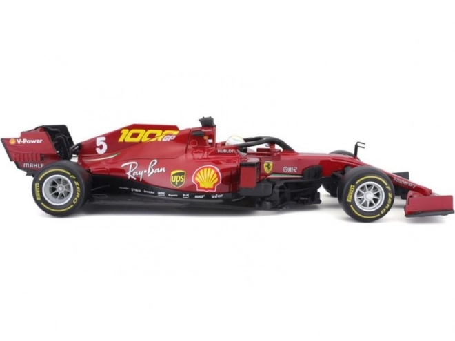 Bburago Ferrari SF 1000 osztrák #5 Vettel modellautó 1:18 méretarányban