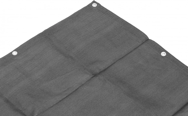 Erkély szélvédő rögzítéssel 100x700 cm Árnyékoló háló Szürke MultiGarden