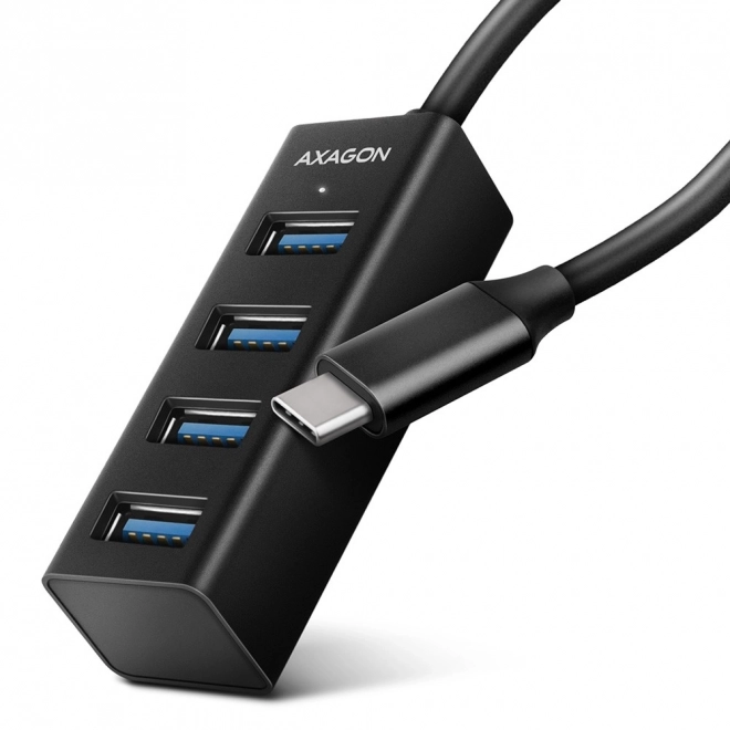 Axagon mini 4 portos USB-C hub 3.2 Gen 1