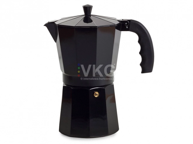 Alumínium kávéföző 600ml fekete fény 12 csésze