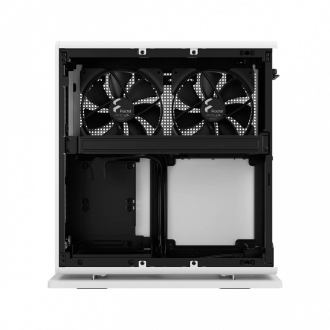 Fehér Ridge mITX PCIE 4.0 PC ház