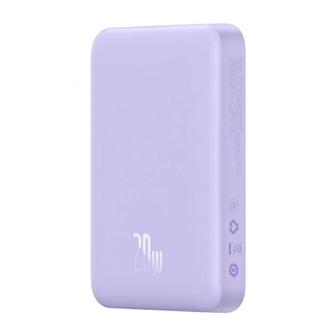 Baseus mágneses mini 10000mAh powerbank lila