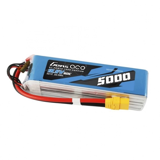 Gens Ace bashing LiPo akkumulátor 5000mAh 18,5V 60C 5 cella