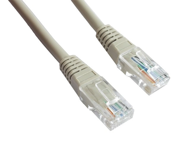 Patch cord szürke 0,5 m Cat 5e