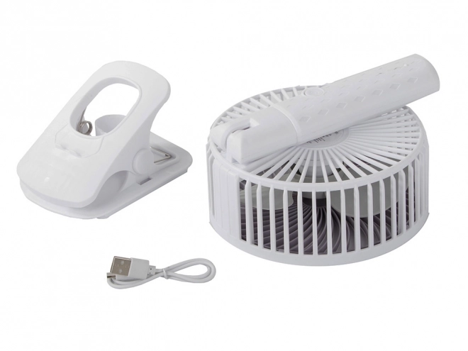 Összecsukható vezeték nélküli asztali ventilátor csipesszel