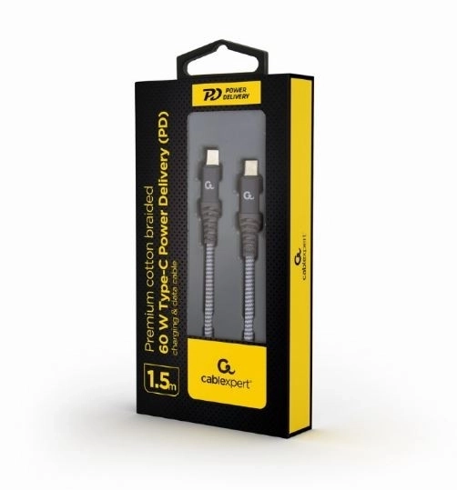 Prémium USB-C kábel 60W PD 1,5M