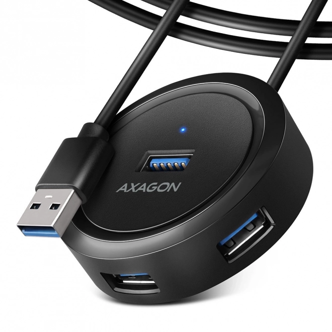 4 portos USB hub AXAGON USB 3.2 Gen 1