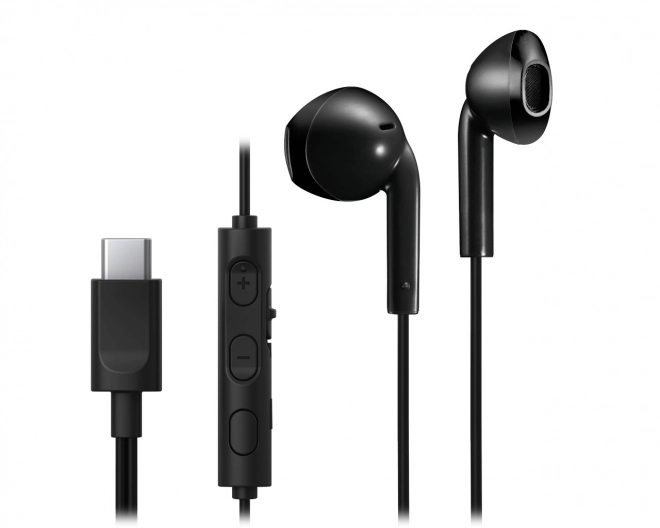 Fekete USB-C fülhallgató