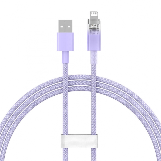 Gyors töltő USB-A-ról Lightning-re kábel Baseus Explorer Series 1m