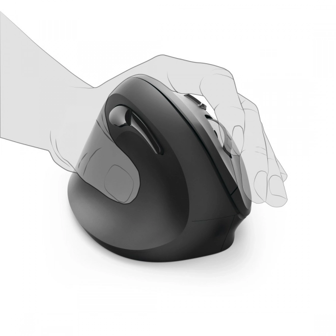 Ergonomikus balkezes vezeték nélküli egér