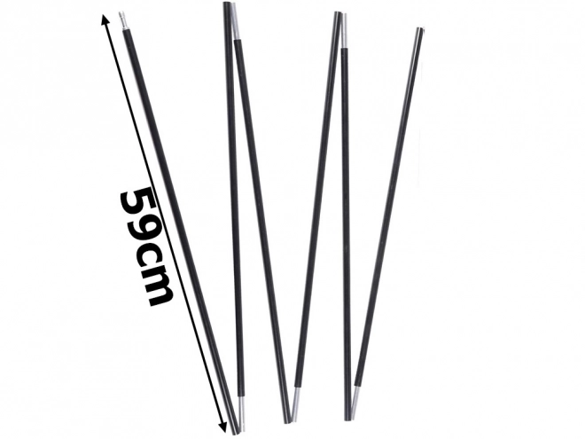 Sátor összecsukható keret 6 szegmens 8 mm 340 cm 2 csomag