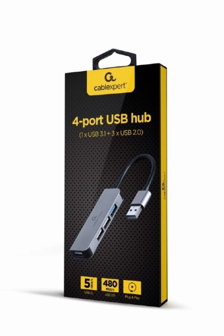 4 portos USB hub