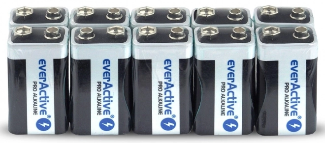 Everactive Pro alkáli elem 9V 10 darabos csomag