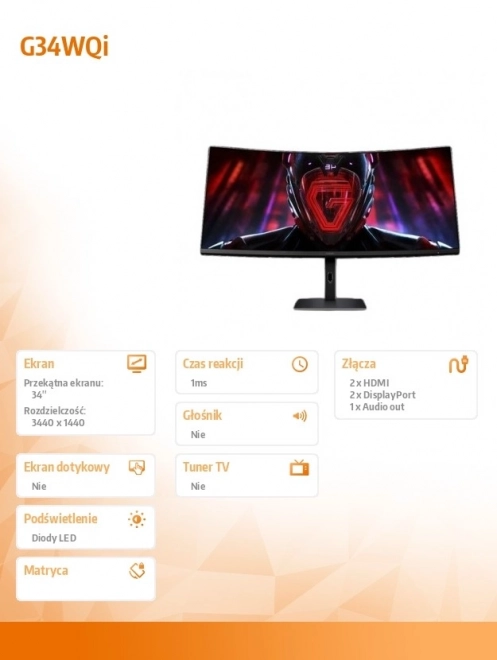 Ívelt Gaming Monitor