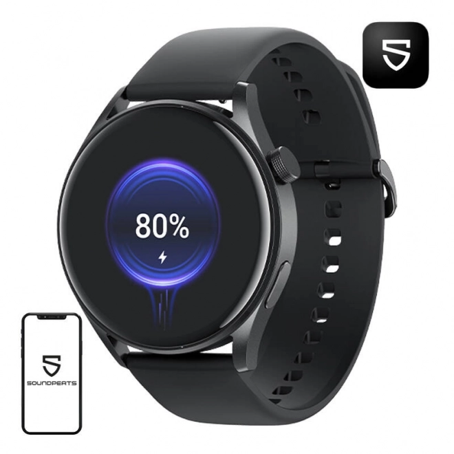 Soundpeats Watch4 okosóra fekete