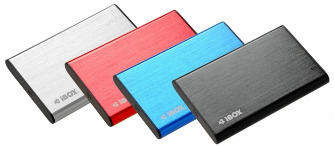 Piros iBox merevlemez ház 2.5 USB 3.1