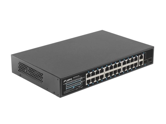 Lanberg Poe+ hálózati switch 24 porttal