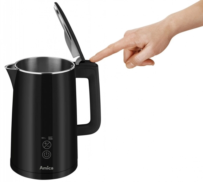 Digitális vízforraló 1.5L - fekete