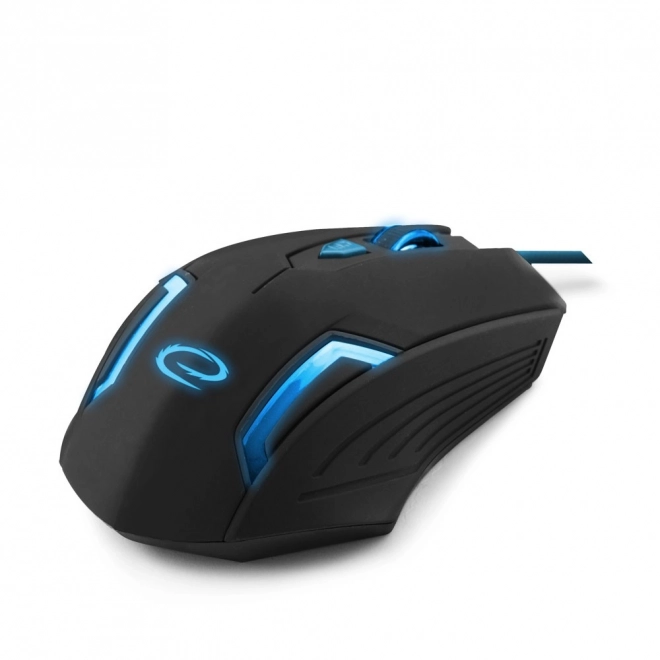Vezetékes gamer egér optikai USB kék