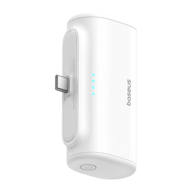 Baseus hordozható töltő 5000mAh USB-C fehér
