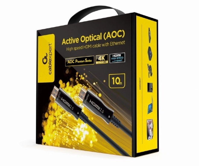 Prémium AOC HDMI kábel Ethernettel, 10 m