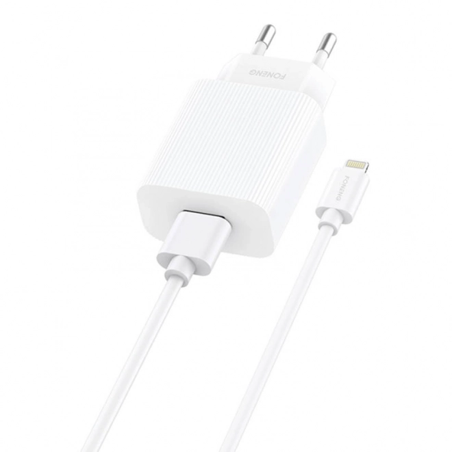 Foneng USB töltő 2,4A + Lightning kábel