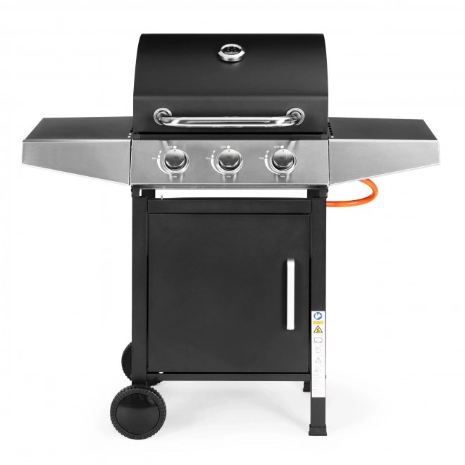 Gázzal működő kerti grill 3 égőfejjel