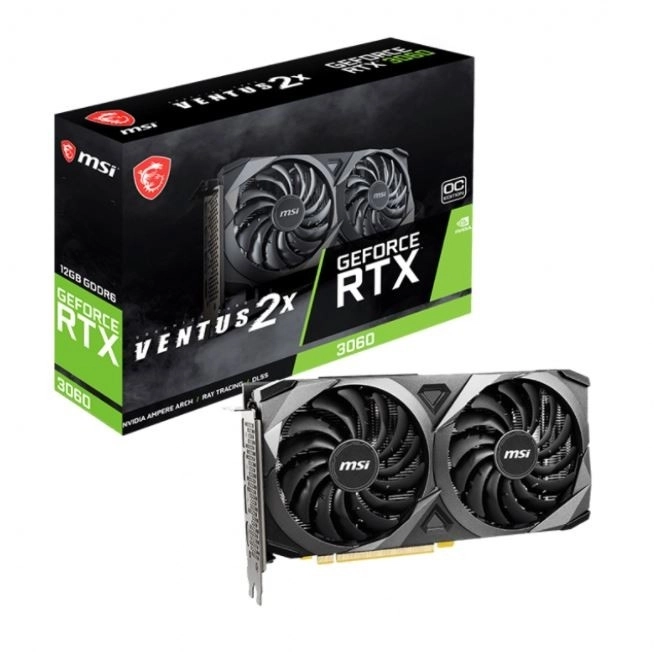 Grafikus kártya GeForce RTX 3060 Ventus 2X OC 12GB