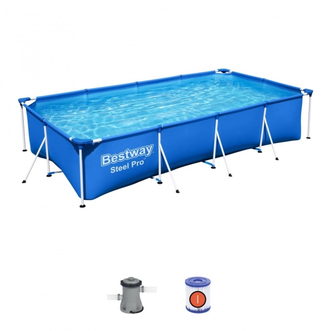Bestway Steel Pro vázas medence 400 x 211 x 81 cm