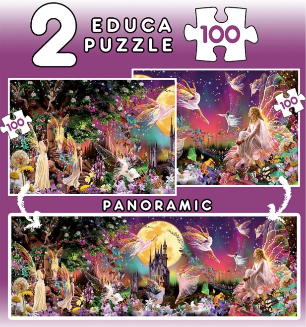 Educa panoráma puzzle - tündérvarázs