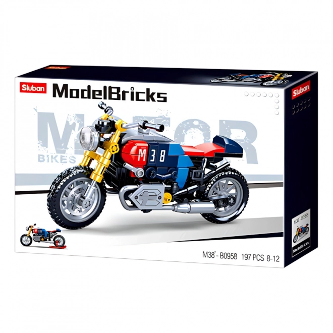 Cafe Racer Motor LEGO kompatibilis Építőkocka - Sluban