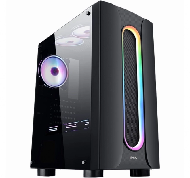 MS Armor V310 fekete PC gaming ház