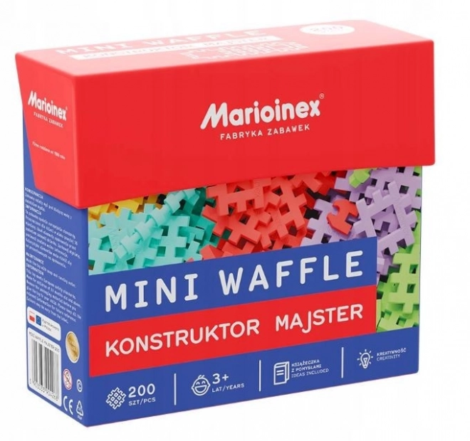 Mini Waffle építő készlet - Mester 200 darab