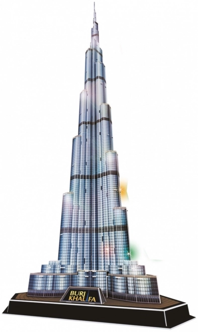 CubicFun LED világító Burj Khalifa puzzle