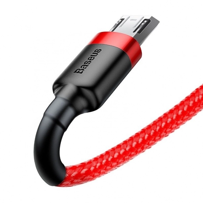 Baseus micro USB töltő- és adatkábel 2,4A 1m piros