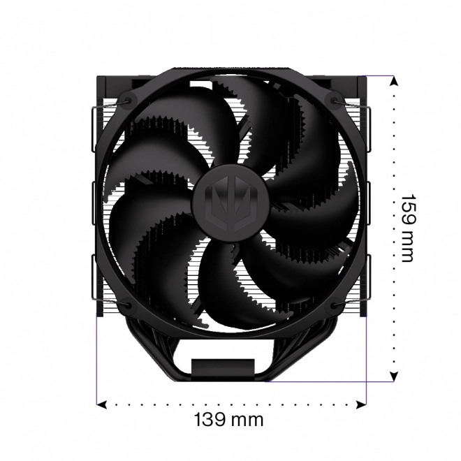 Fortis 5 fekete processzorhűtés