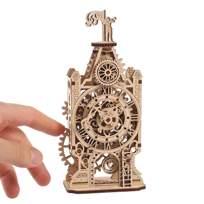 Ugears 3D fa mechanikus kirakó - óratorony