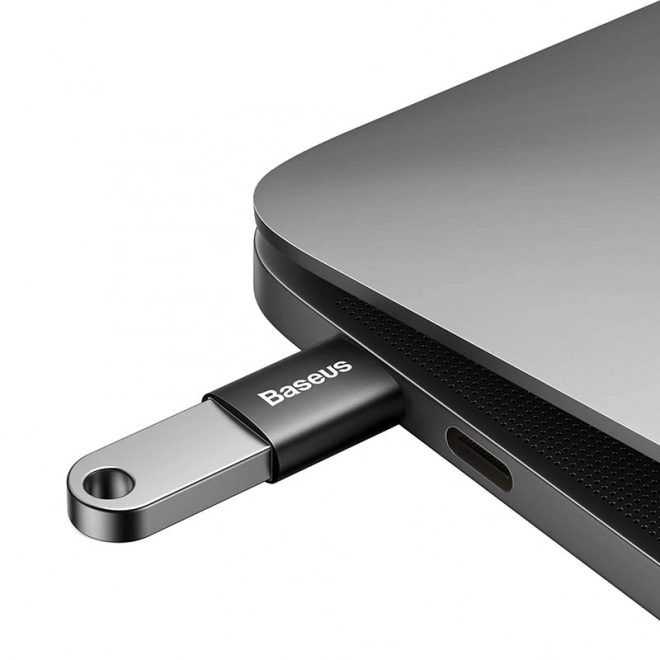 Baseus usb-c usb-a otg adapter (fekete)