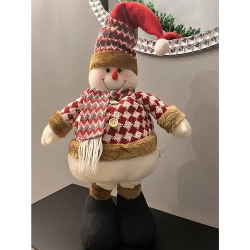 Teleszkópos karácsonyi hóember 105 cm