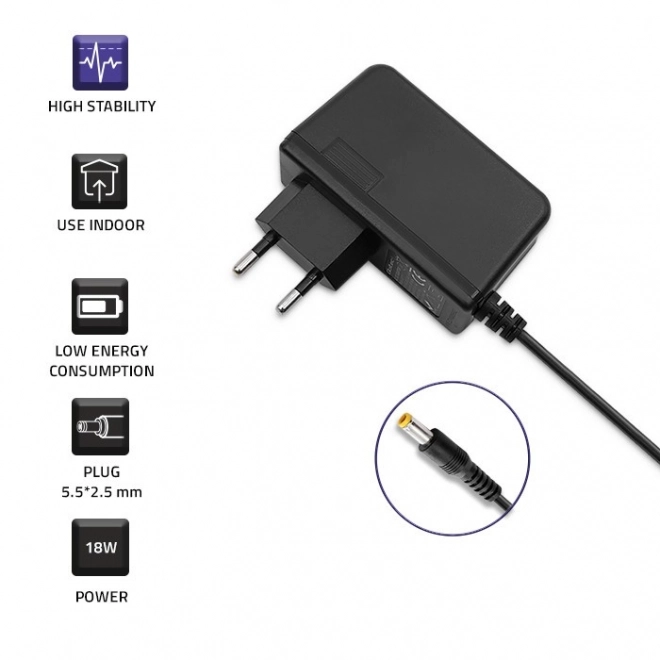 Qoltec univerzális hálózati adapter 18W 9V 2A