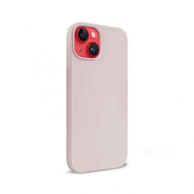 Crong koppantós mágneses tok iPhone 14 / iPhone 13-hoz - Szín: Homok rózsaszín