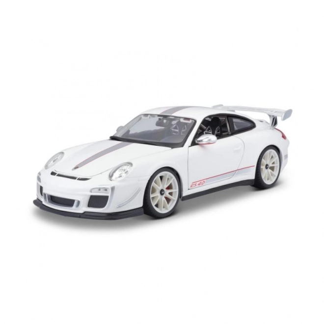 Fehér Porsche 911 GT3 RS kisautó 1:18 méretarányban