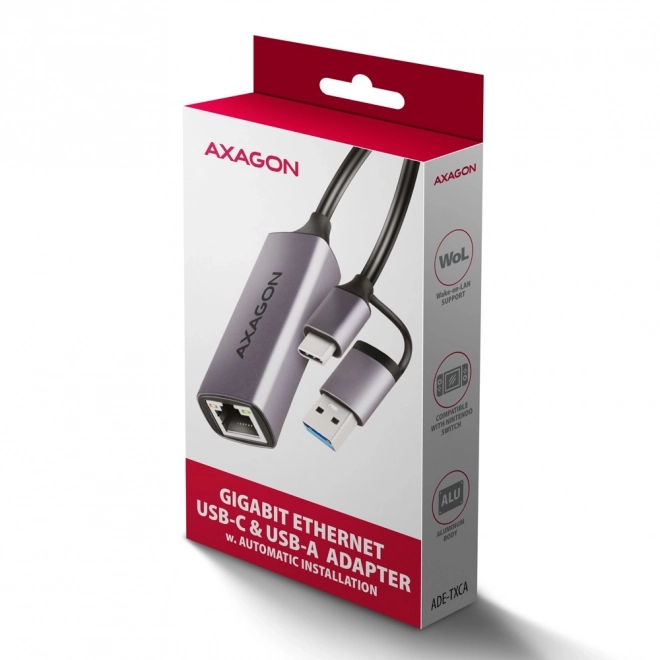 Axagon USB hálózati adapter