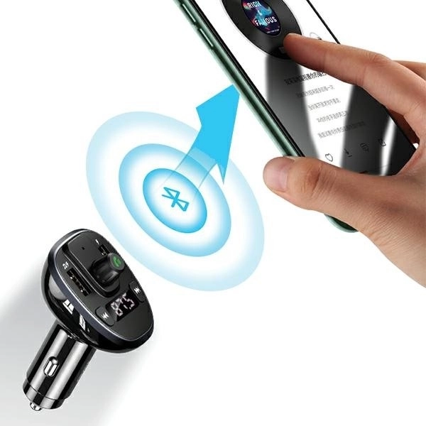 Autós Bluetooth FM Transzmitter Kihangosítóval